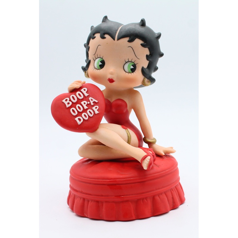 San Fran Music Co | Betty Boop Porcelain Music Box | No Box