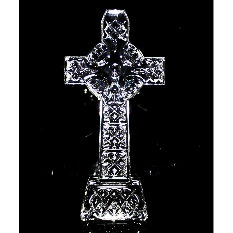 Waterford Crystal: Figurines Celtic Cross , 8"