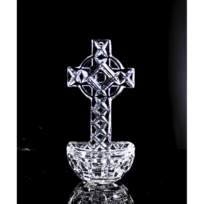 Waterford Crystal: Figurines Holy Water Font, 6"