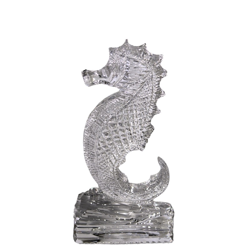 Waterford Crystal: Figurines Seahorse, 7.25"