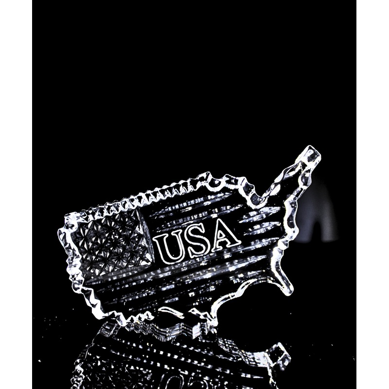Waterford Crystal: Figurines USA Paperweight, 5"