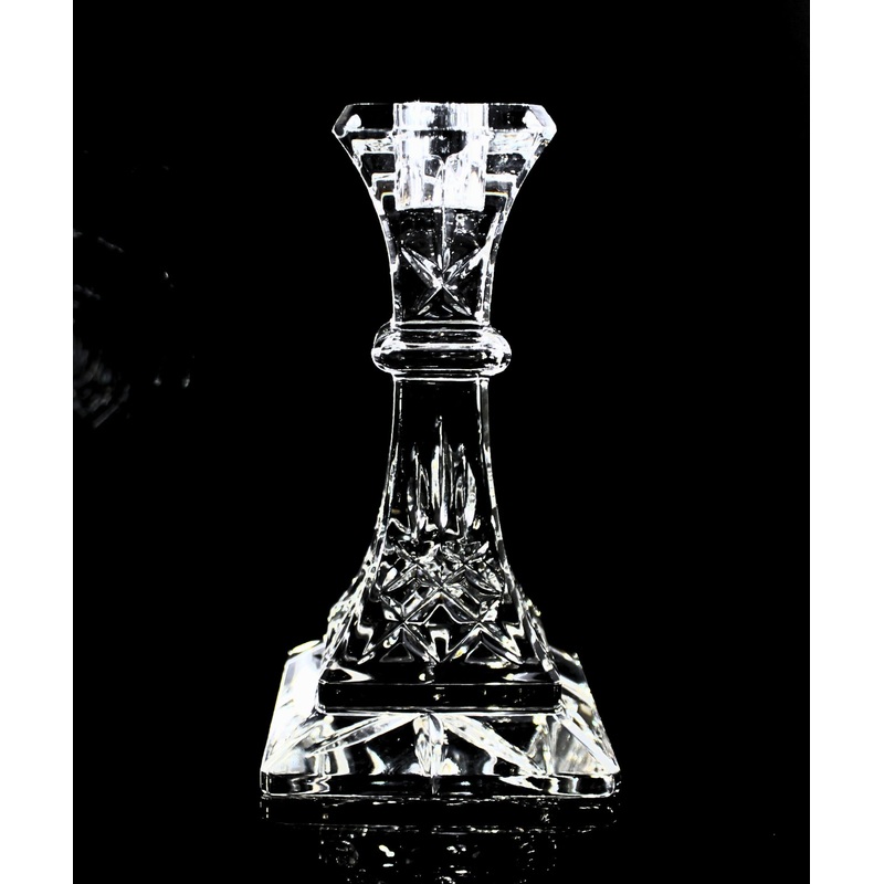 Waterford Crystal: Lismore Single Light Candlestick, 6" (Pair)
