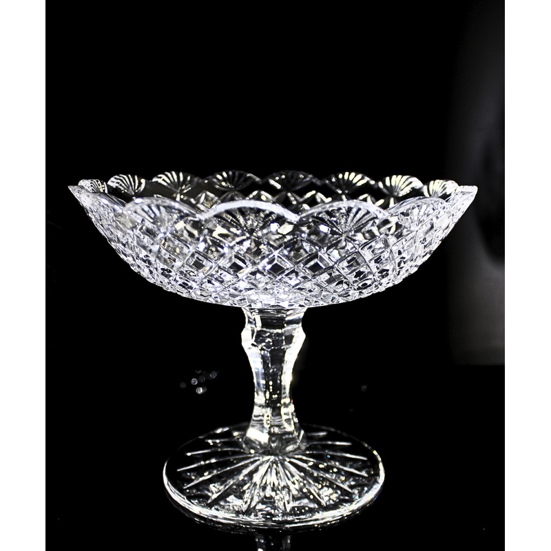 Waterford Crystal: Table Accessories Emily Round Compote, 7.5"