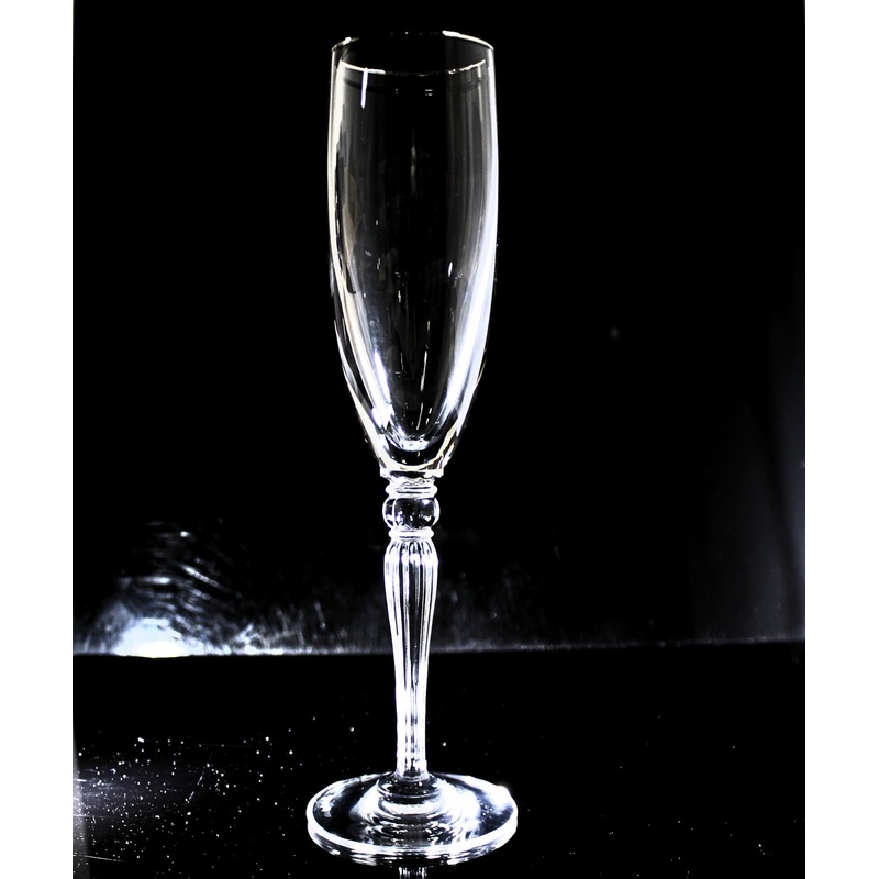 Waterford Stemware: Carleton - Platinum Fluted Champagne, 9.25" | No Box