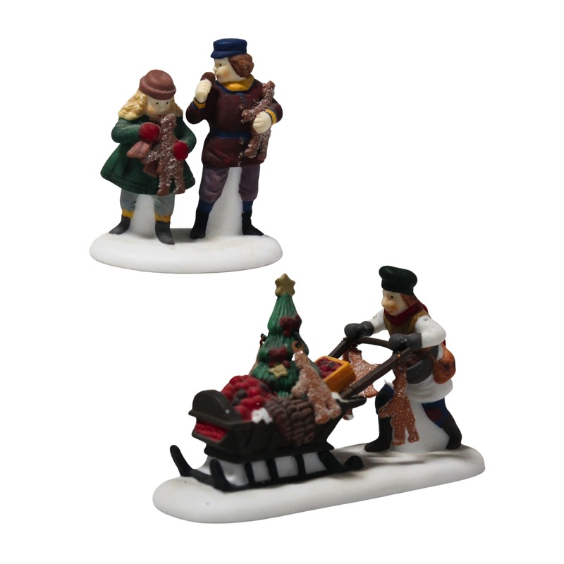 Department 56: 58402 Gingerbread Vendors