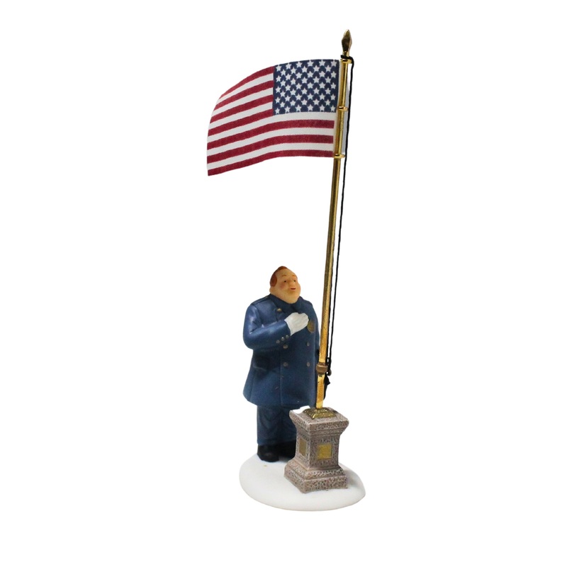 Department 56: 58986 Raising The Flag In The City