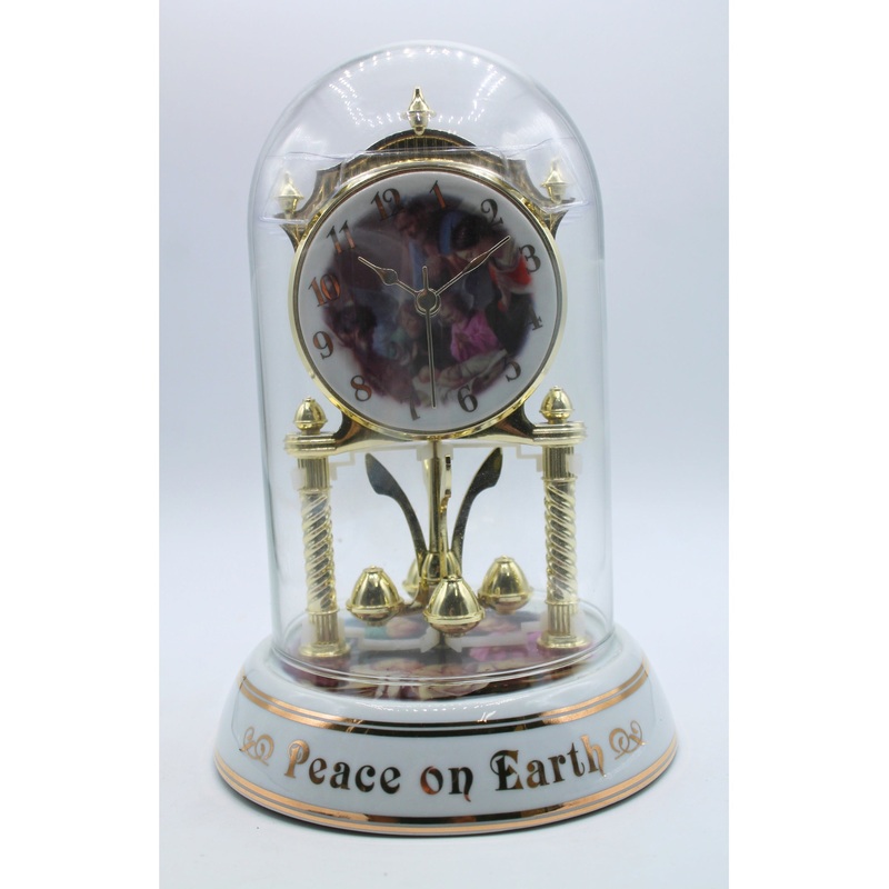 Elgin | Anniversary Clock - Peace on Earth | Non-Mint Box