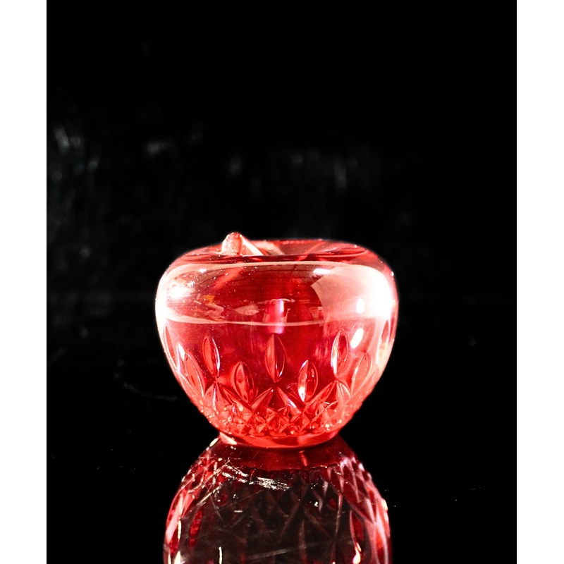 Waterford Crystal: Figurines Apple Paperweight, 2.25"