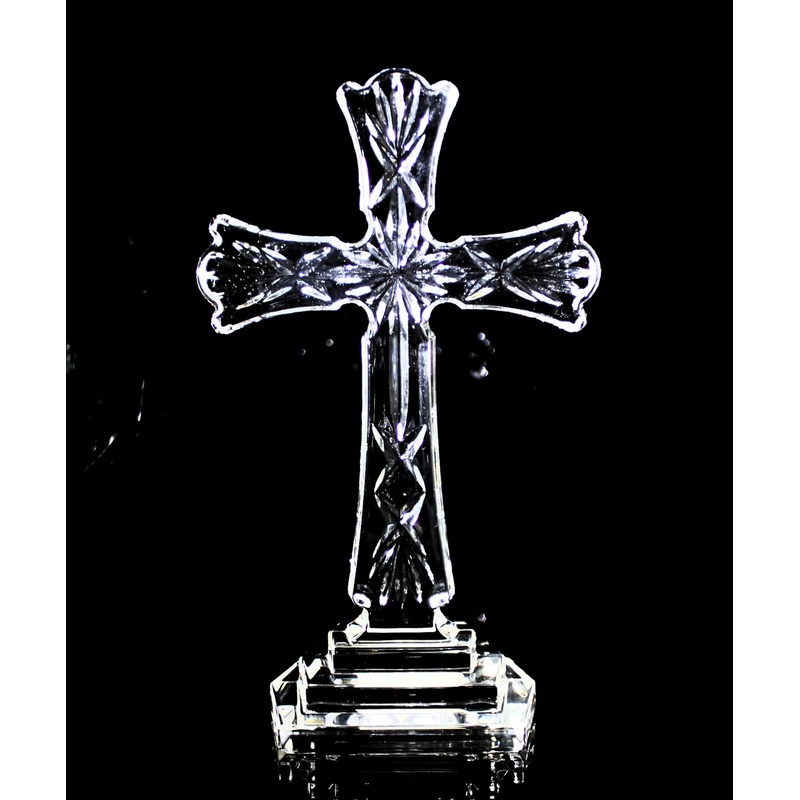 Waterford Crystal: Figurines Cross, 8"