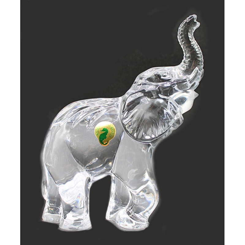 Waterford Crystal: Figurines Elephant, 7"