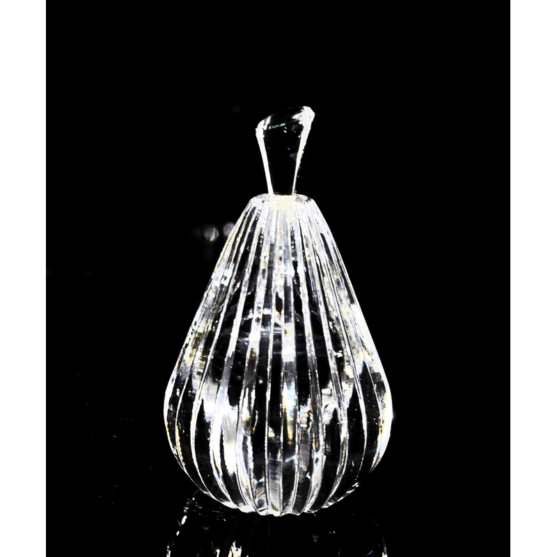 Waterford Crystal: Figurines Pear Paperweight, 4"