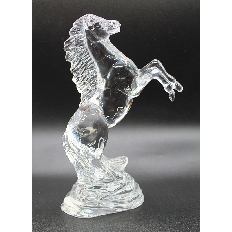 Waterford Crystal: Figurines Rearing Horse, 7"