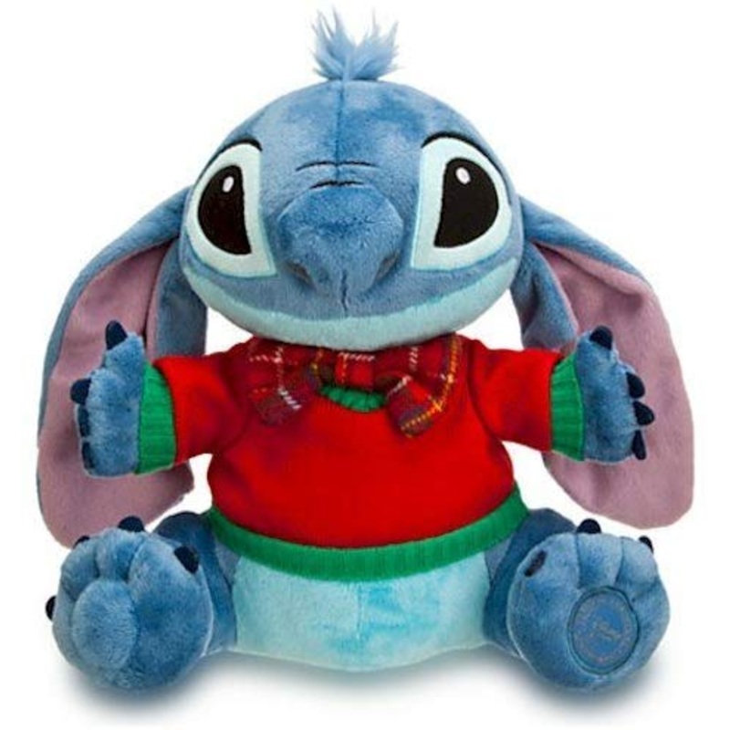 Disney Plush: Lilo & Stitch- Stitch in Christmas Sweater