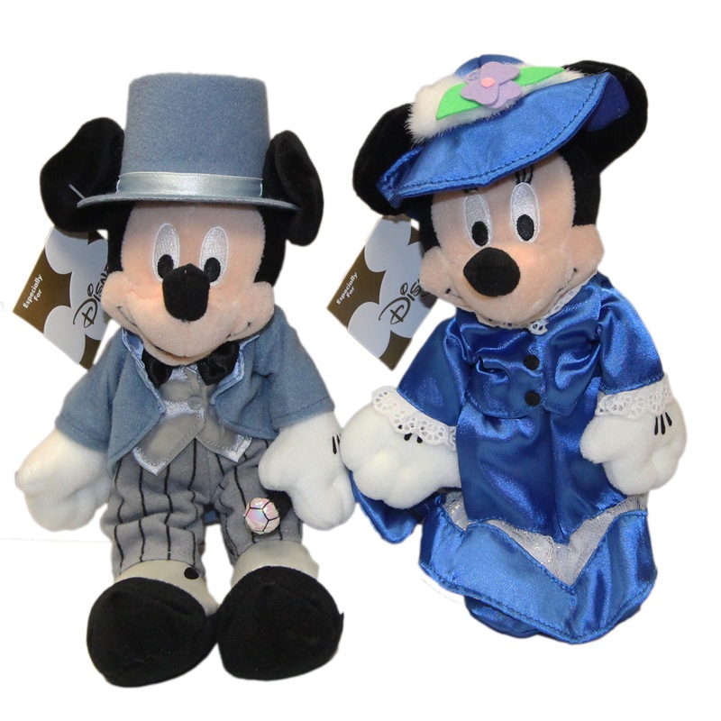Disney Plush: Mickey & Minnie Victorian Era- Set of Two