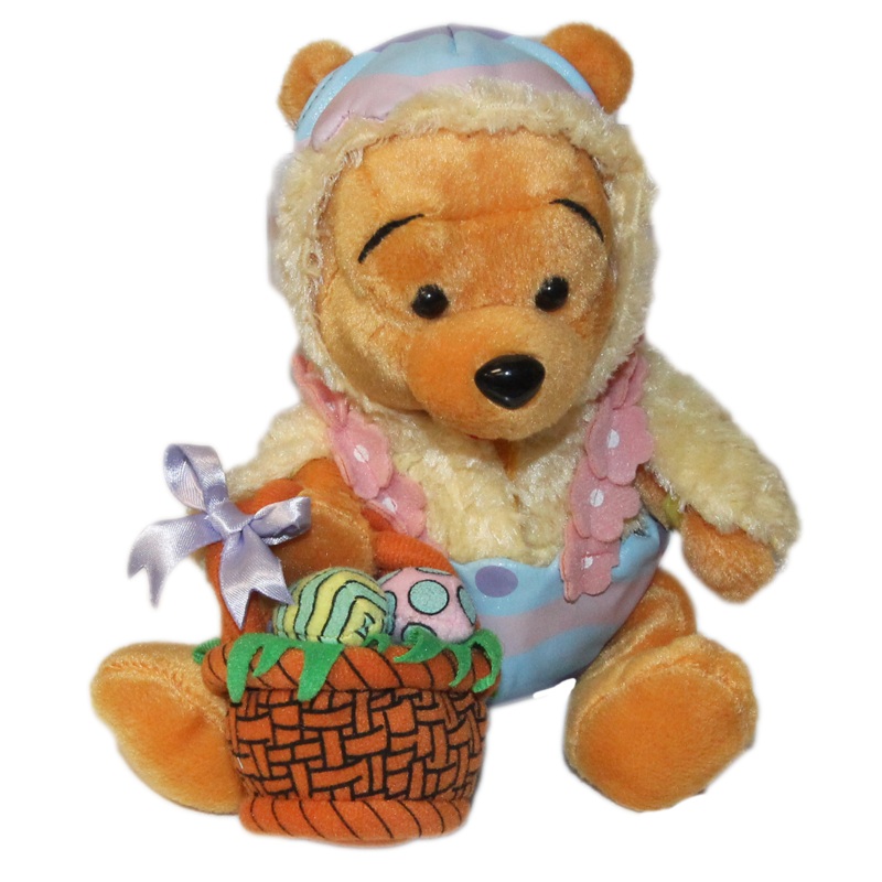 Disney Plush: Pooh Bear- Easter Basket