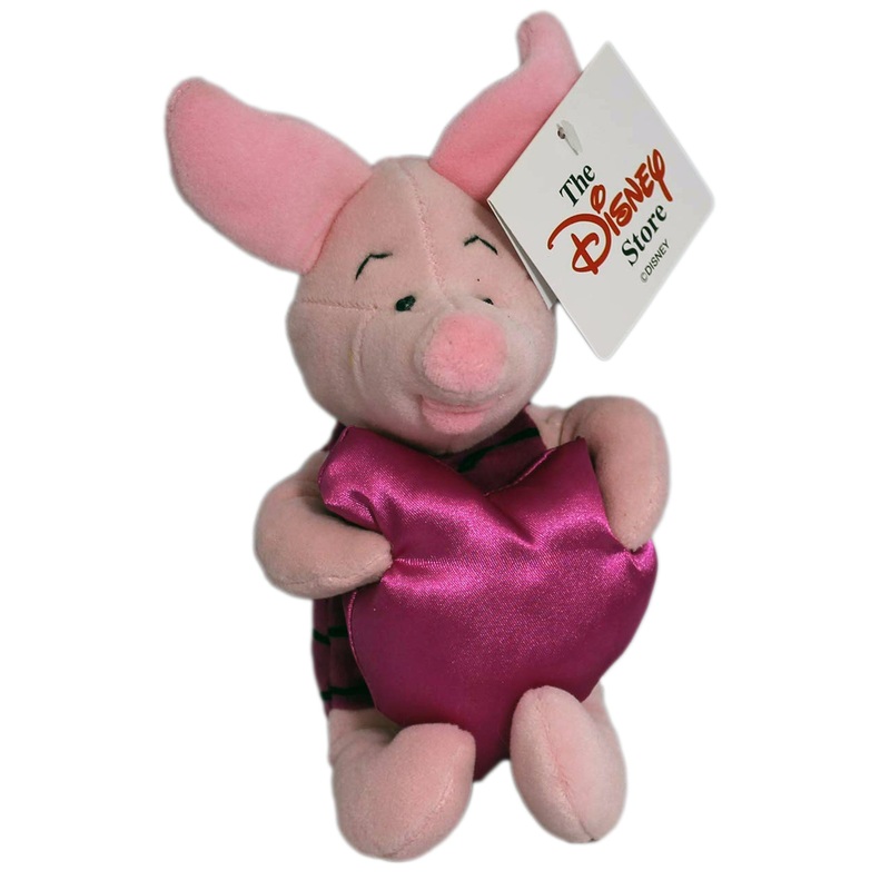 Disney Plush: Valentine's Piglet with Heart