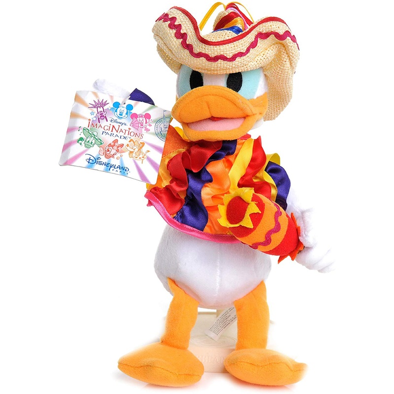 Disney Plush: Donald Duck with a Sombrero and Maraca