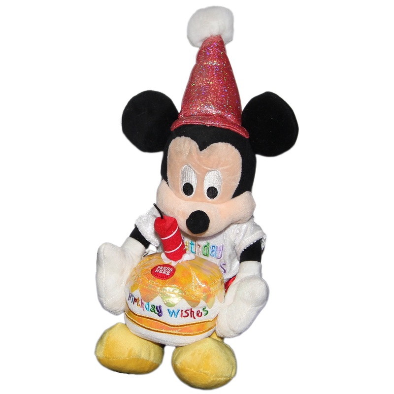 Disney Plush: Happy Birthday Mickey Mouse- With Sound