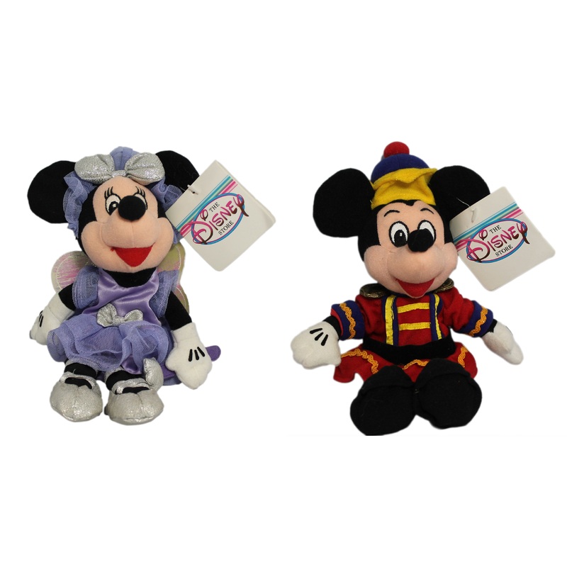 Disney Plush: Mickey & Minnie Nutcracker - Set of Two