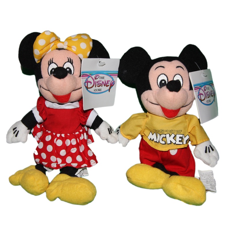 Disney Plush: Mickey & Minnie Spirit of Mickey - Set of Two