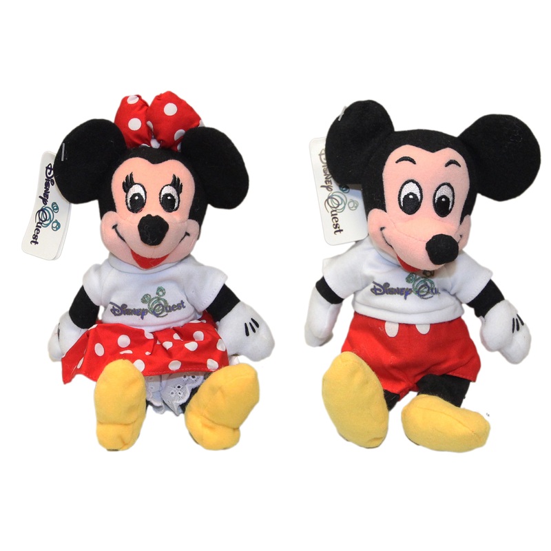 Disney Plush: Mickie & Minnie Disney Quest- Set of Two