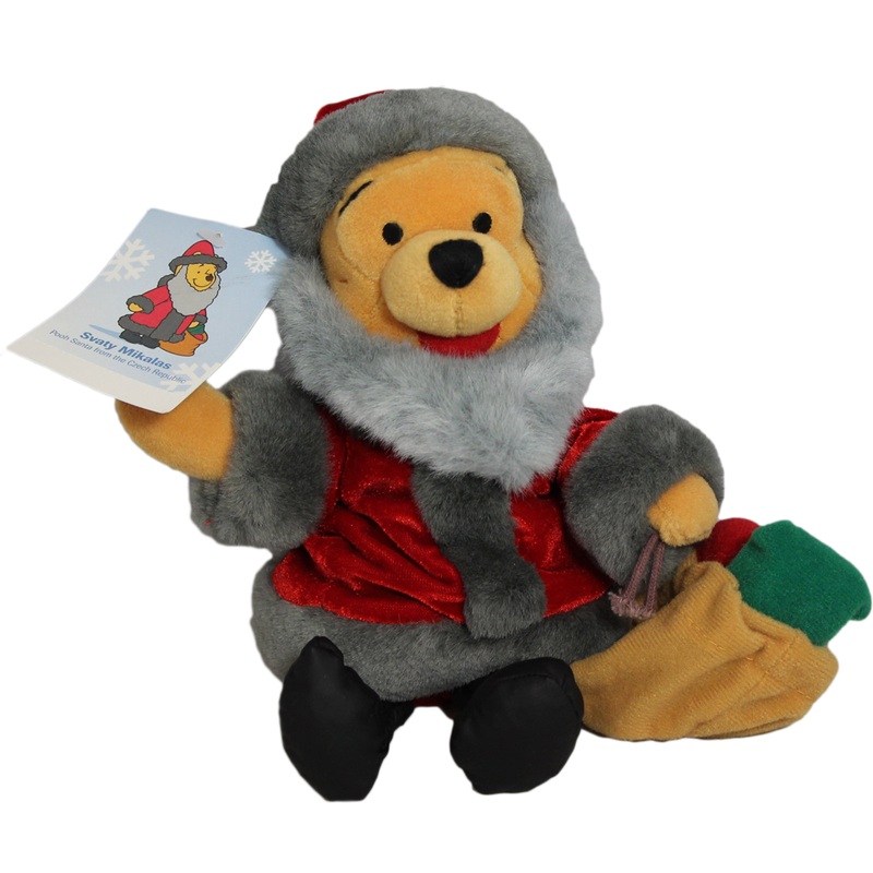 Disney Plush: Czech Santa Pooh Bear