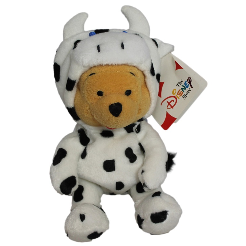Disney Plush: Pooh Bear as a Cow