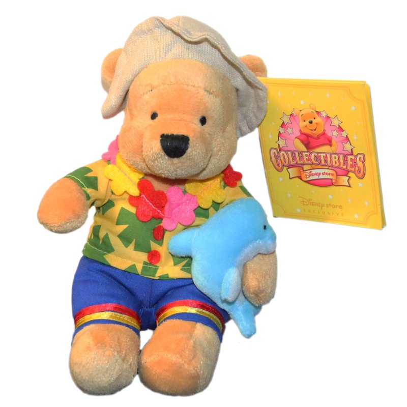 Disney Plush: Pooh Bear Collectibles- Hawaiian
