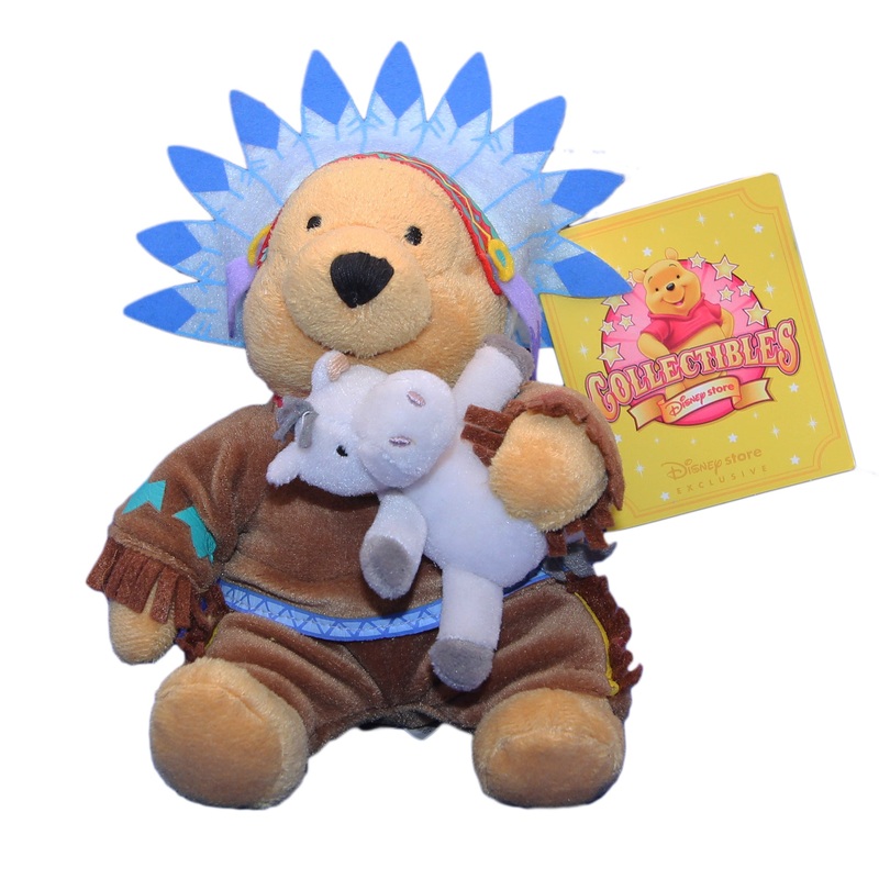 Disney Plush: Pooh Bear Collectibles- Red Indian