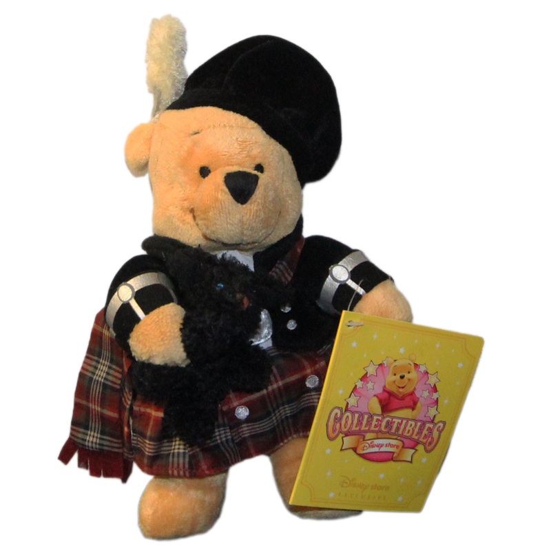 Disney Plush: Pooh Bear Collectibles- Scottish