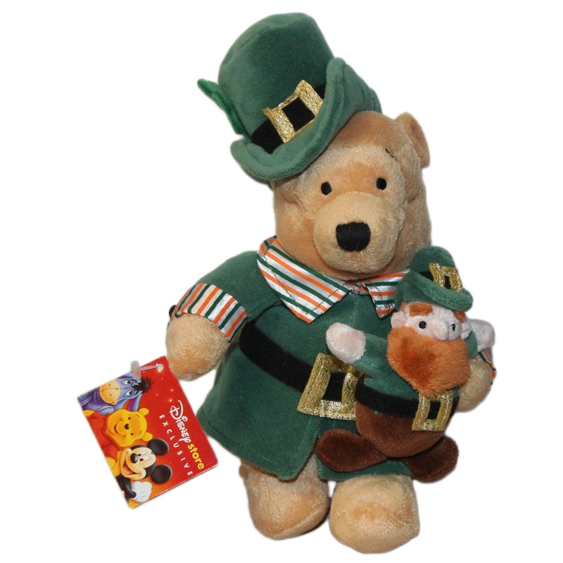 Disney Plush: Leprechaun Pooh Bear