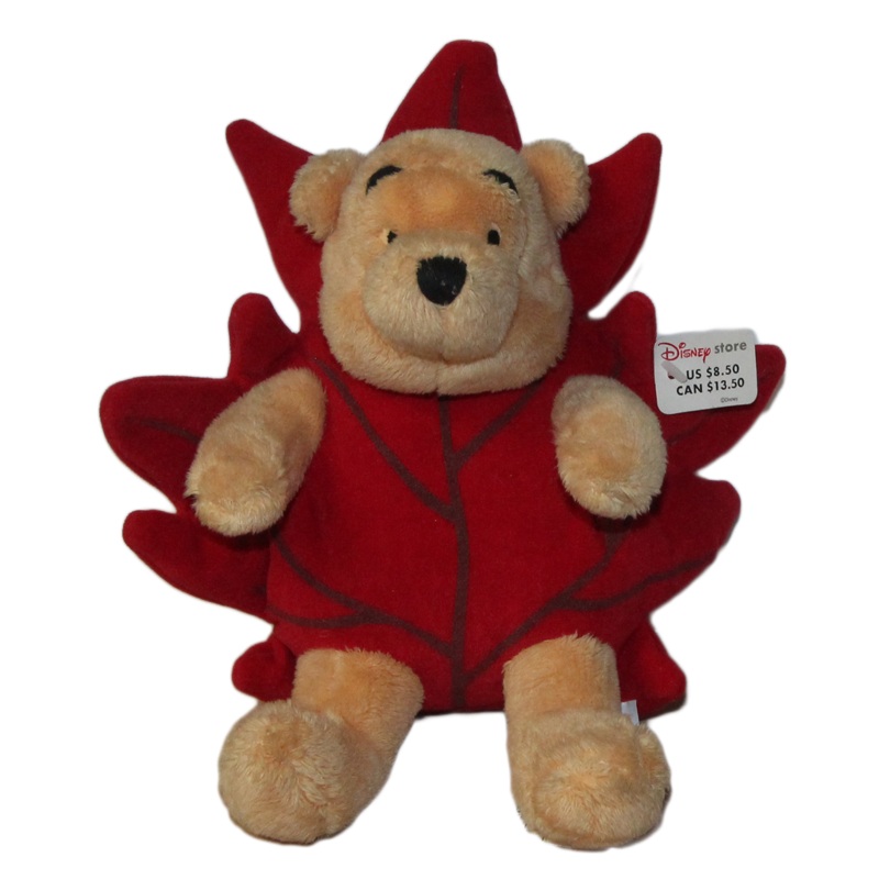 Disney Plush: Maple Leaf Pooh Bear