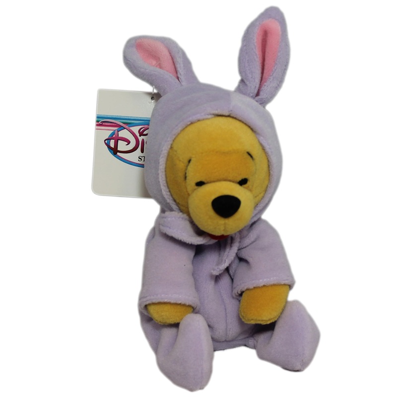 Disney Plush: Pooh Bear as a Lavender Bunny