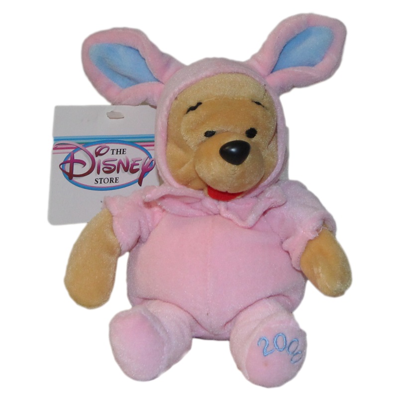 Disney Plush: Pooh Bear as a Pink Bunny