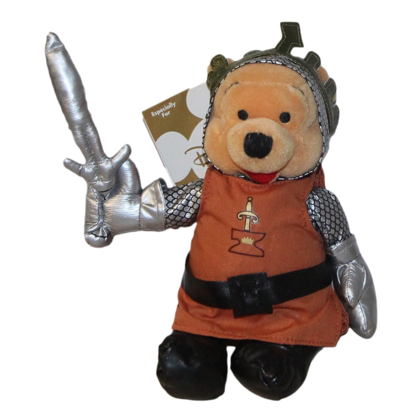 Disney Plush: Pooh Bear as King Arthur