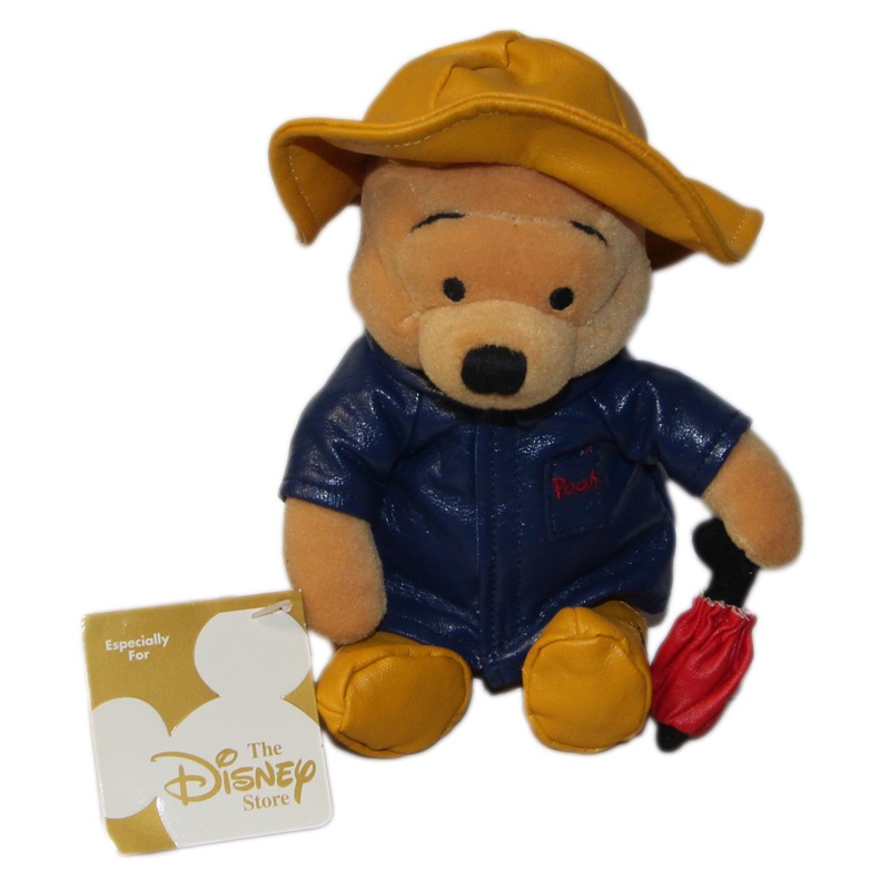 Disney Plush: Pooh Bear in Rain Coat
