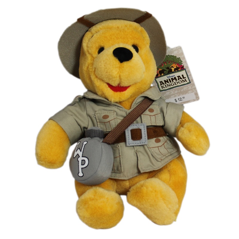Disney Plush: Safari Pooh Bear - Animal Kingdom