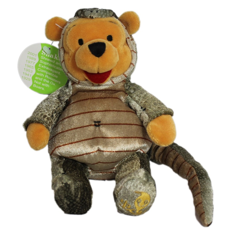 Disney Plush: Zodiac Pooh Bear- Snake