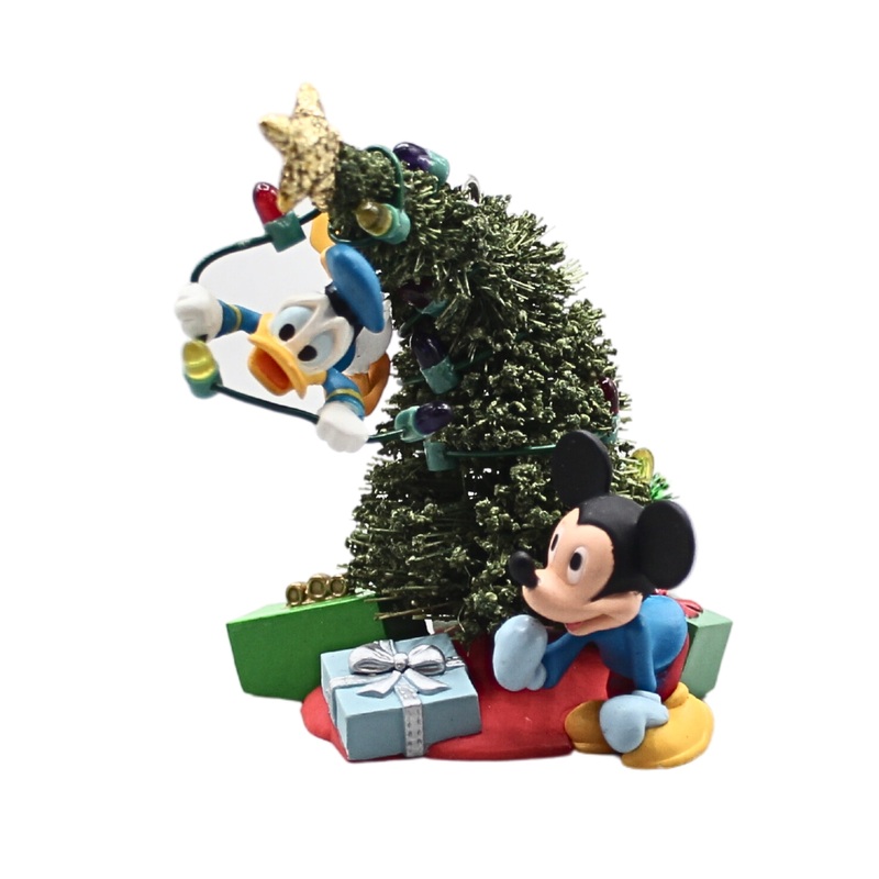 Hallmark Ornament: 2007 Trimming the Tree | QXD4219 | Mickey & Donald
