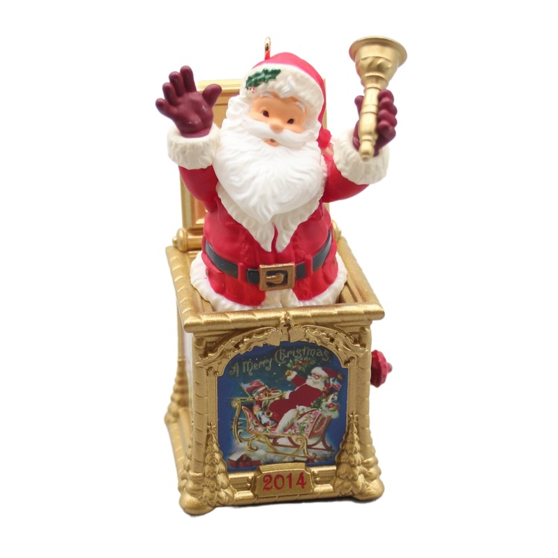 Hallmark Ornament: 2014 Santa Certified Jack in the Box | QX9006