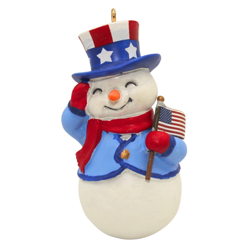 Hallmark Ornament: 2012 Patriotic Snowman | QXG4681
