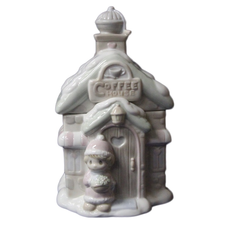 Precious Moments: 603309 Coffee House Cannister | Sugar Town