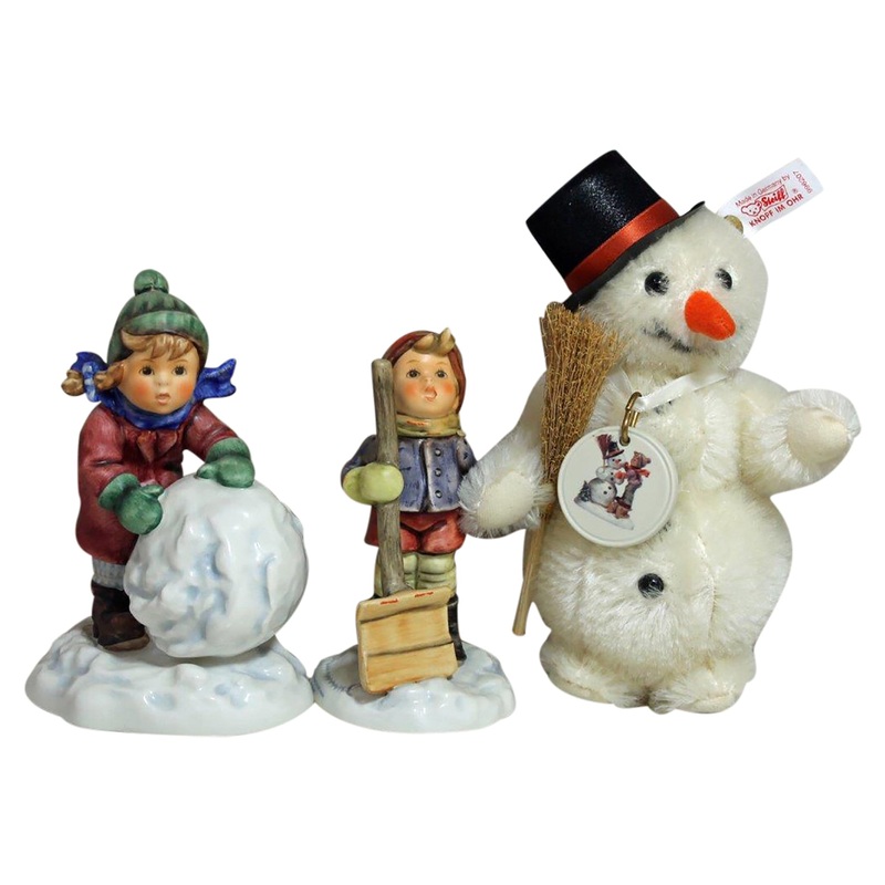 Hummel Figurine: Frosty Friends - Set of 3 - 2035 & 2036