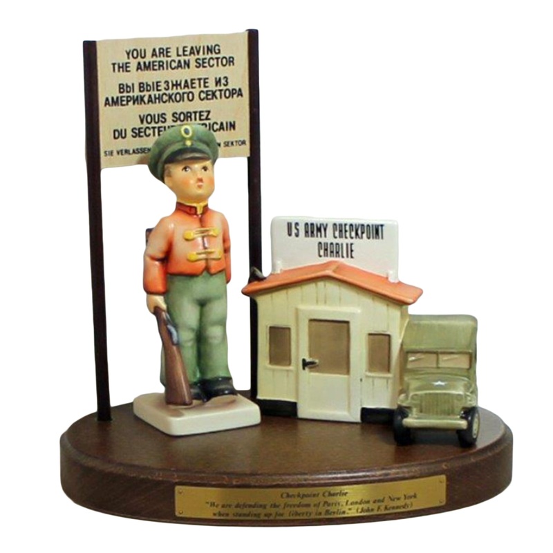 Hummel Figurine: Checkpoint Charlie - 3 Figurines & Base - 332