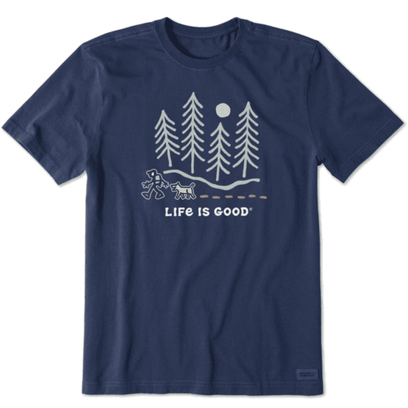 Hiking through the Woods Short Sleeve Tee Men's