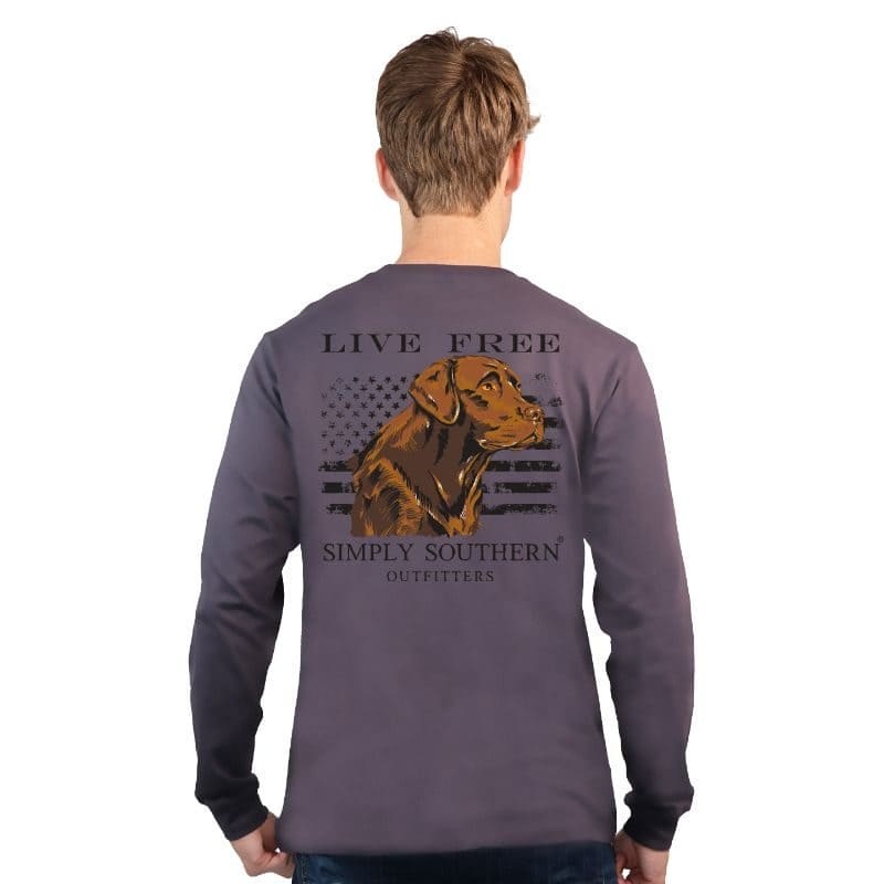 Live Free - Men's Long Sleeve Tee