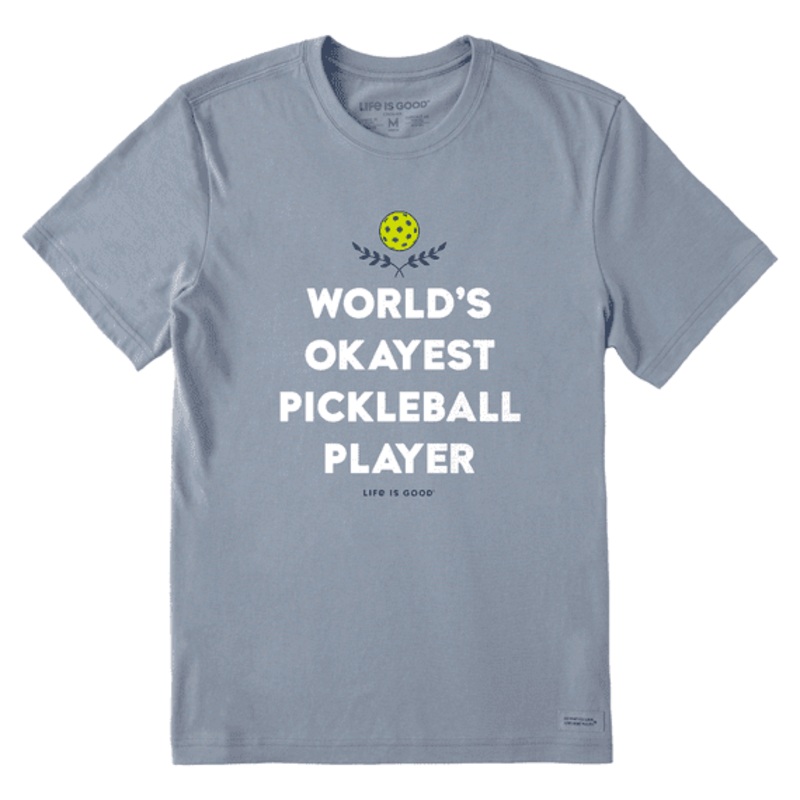 World's Okayest Pickleball Player Short Sleeve Tee Men's