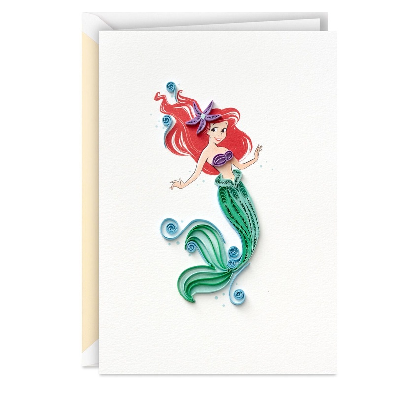 Disney - Ariel - Quilling Card