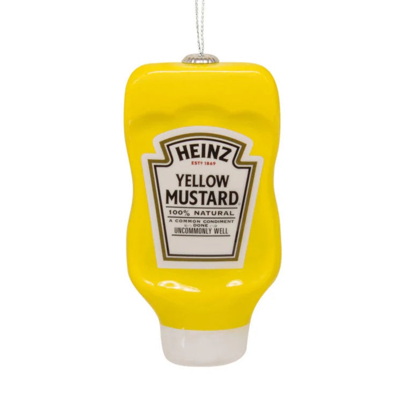 Heinz Mustard Bottle Shatterproof Ornament