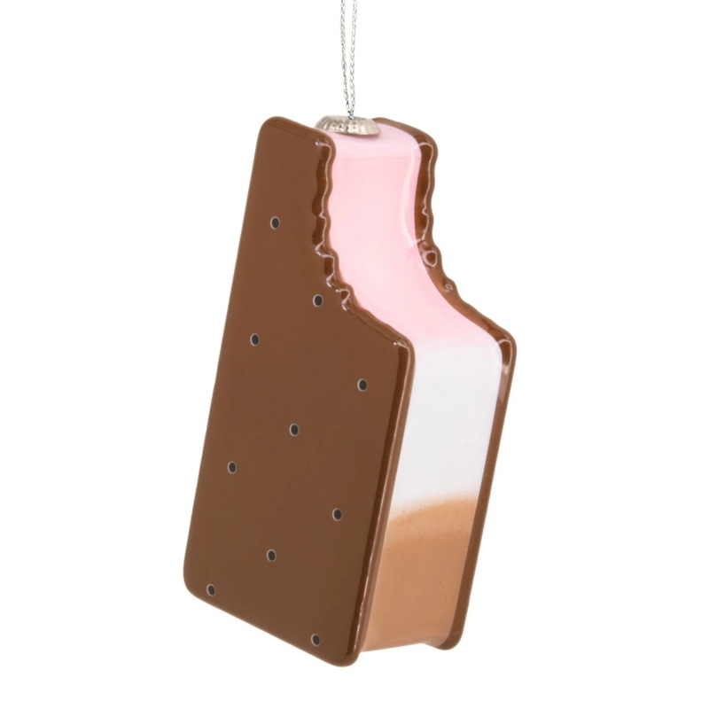 Ice Cream Sandwich Shatterproof Ornament